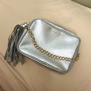 Victoria’s Secret Silver Crossbody Bag